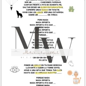 La lista- canción